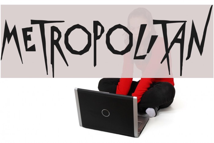 Metropolitan Font examples