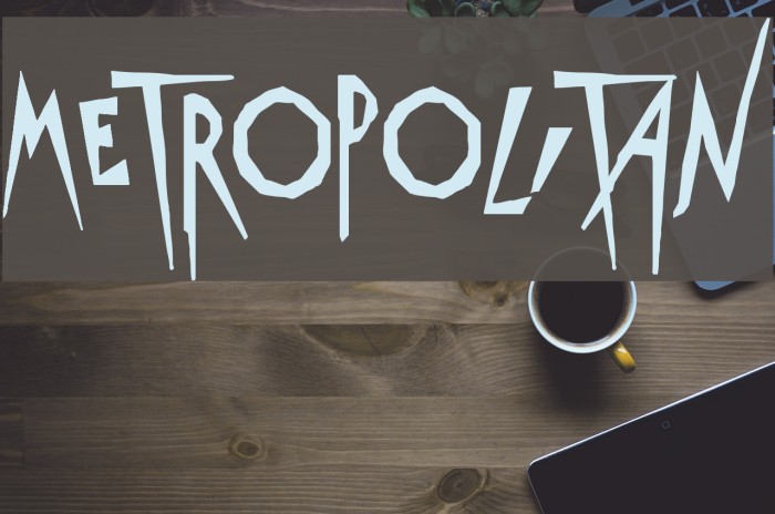 Metropolitan Font examples