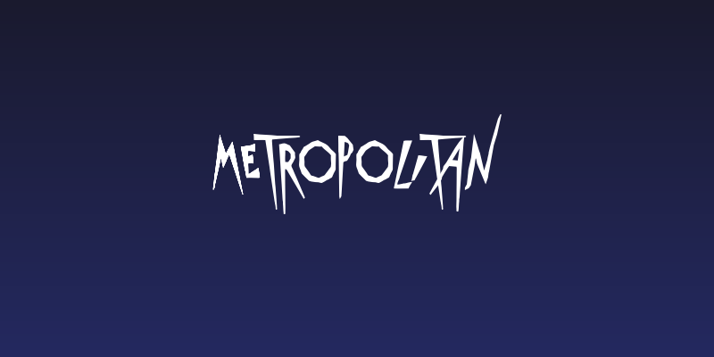 Metropolitan Social Header