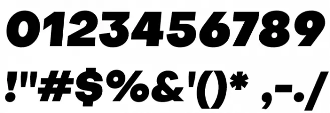 Metropolitano Black Italic Font OTHER CHARS