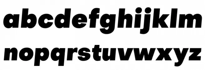 Metropolitano Black Italic Fuentes MINÚSCULAS