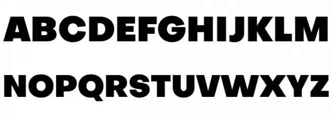 Metropolitano Black Schriftart Groß