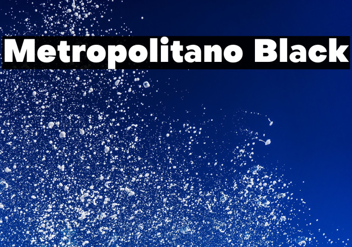Metropolitano Black Example 2