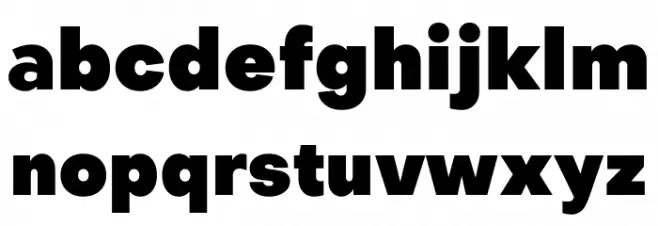 Metropolitano Black Schriftart Kleinbuchstaben
