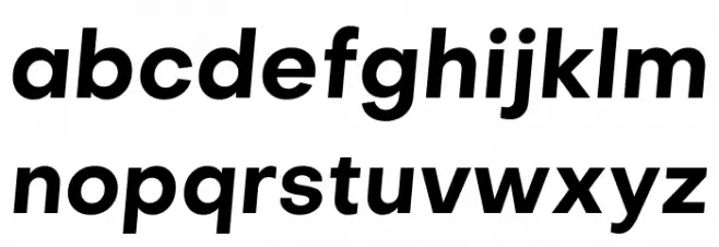 Metropolitano Bold Italic Fuentes MINÚSCULAS
