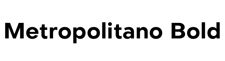 Metropolitano Bold  Free Fonts Download