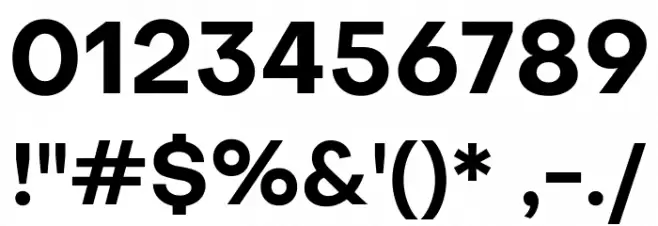 Metropolitano Bold Font OTHER CHARS