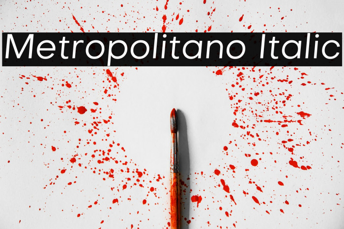 Metropolitano Italic Example 3