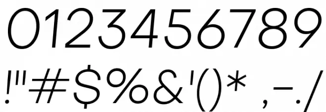 Metropolitano Light Italic Font OTHER CHARS