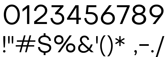 Metropolitano Font OTHER CHARS