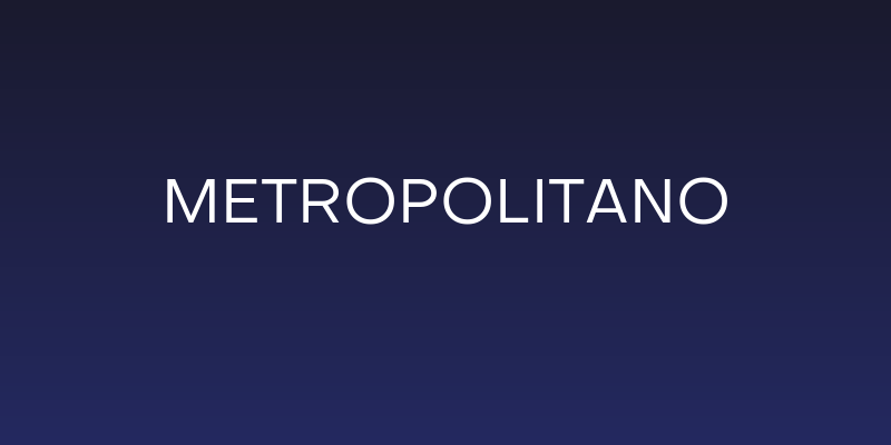 Metropolitano Social Header