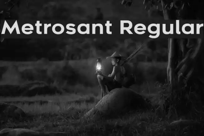 Metrosant Regular Example 1
