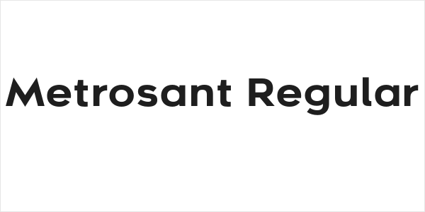 Metrosant Regular Logo