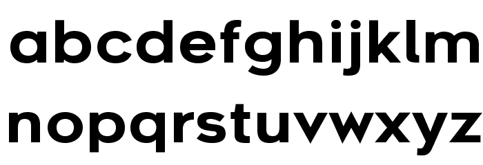 Metrosant Regular Font LOWERCASE