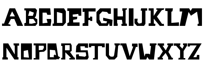 Metrostruct Font LOWERCASE