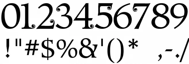 Metshige Normal Font OTHER CHARS