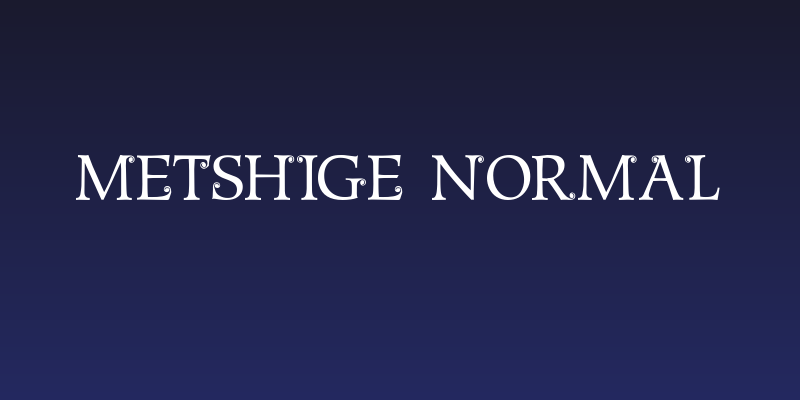 Metshige Normal Social Header