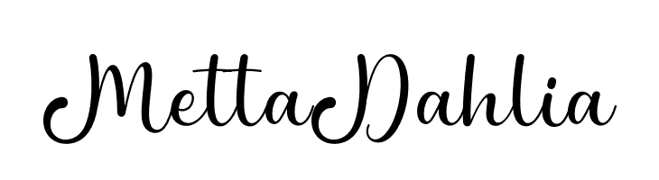 Metta Dahlia  Fuentes Gratis Descargar