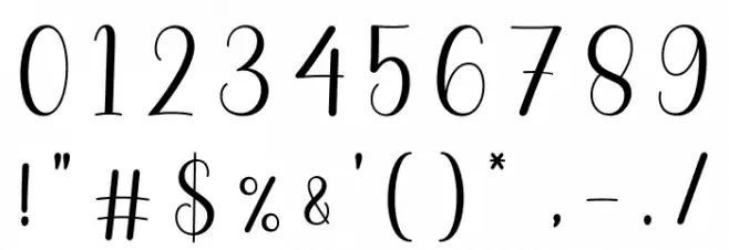 Metta Dahlia Font OTHER CHARS