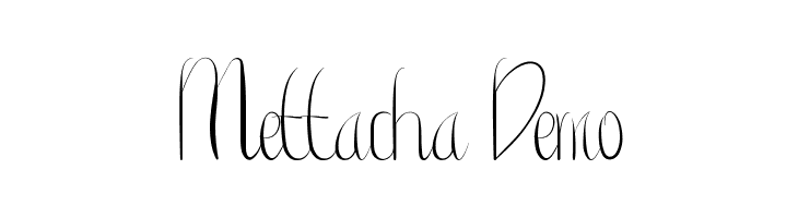 Mettacha Demo  font caratteri gratis