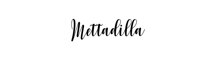 Mettadilla  Frei Schriftart Herunterladen