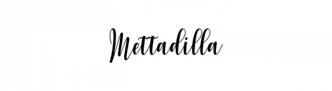 Mettadilla  font caratteri gratis