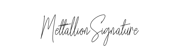 Mettallion Signature  免费字体下载