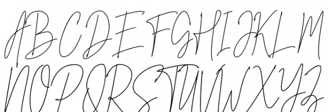 Mettallion Signature Schriftart Groß