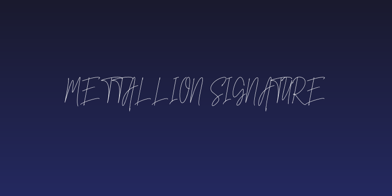 Mettallion Signature Social Header