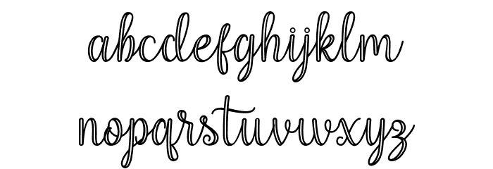 Mettical Font LOWERCASE