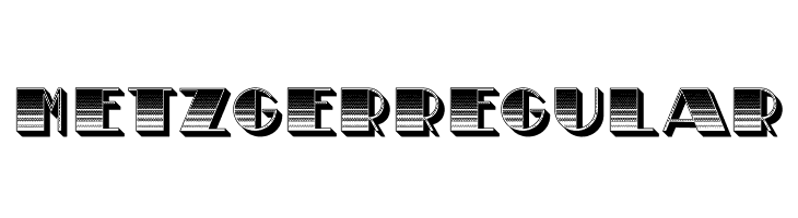 Metzger Regular  baixar fontes gratis
