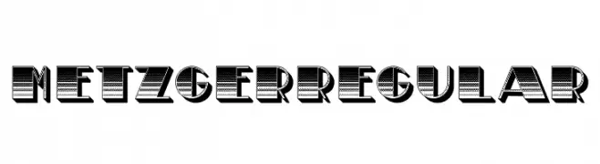 Metzger Regular  Descarca Fonturi Gratis