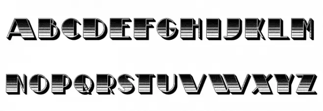 Metzger Regular Schriftart Groß
