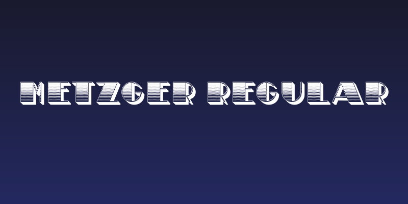 Metzger Regular Social Header