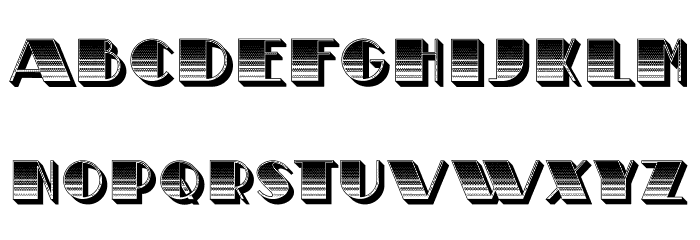 Metzger Regular Font LOWERCASE