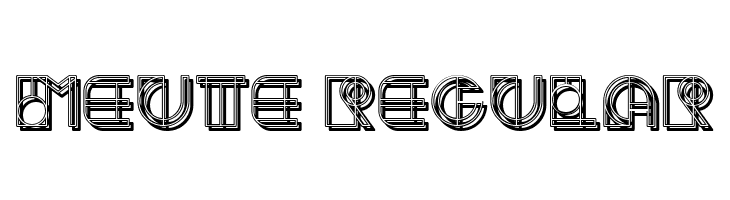 Meute Regular  Frei Schriftart Herunterladen