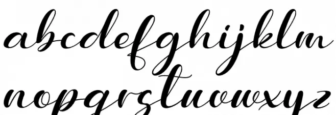 Meuthia フォント 小文字