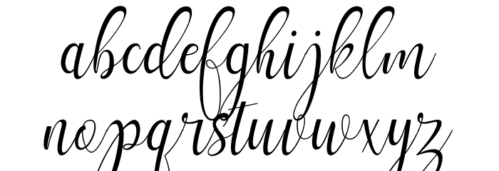 Meutuah Font LOWERCASE