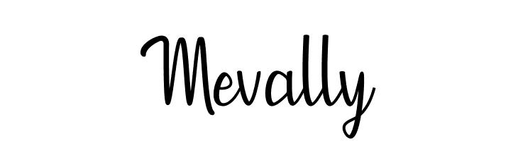 Mevally  font caratteri gratis