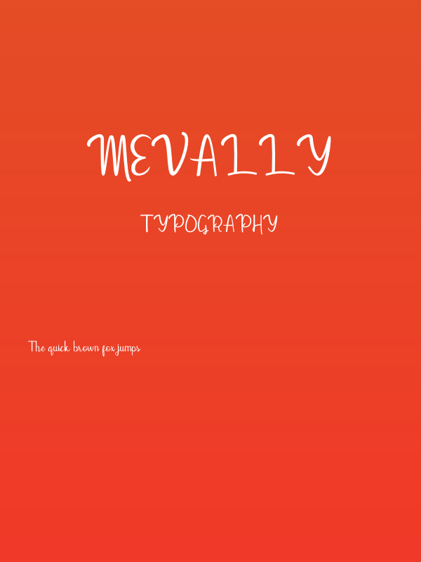 Mevally Poster