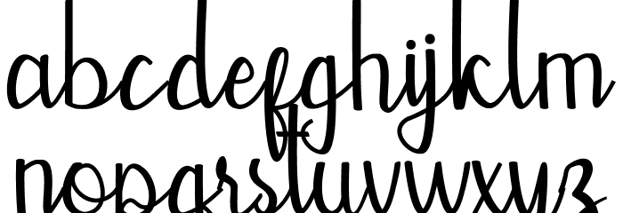 Mevally Font LOWERCASE