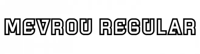 Mevrou Regular  Descarca Fonturi Gratis
