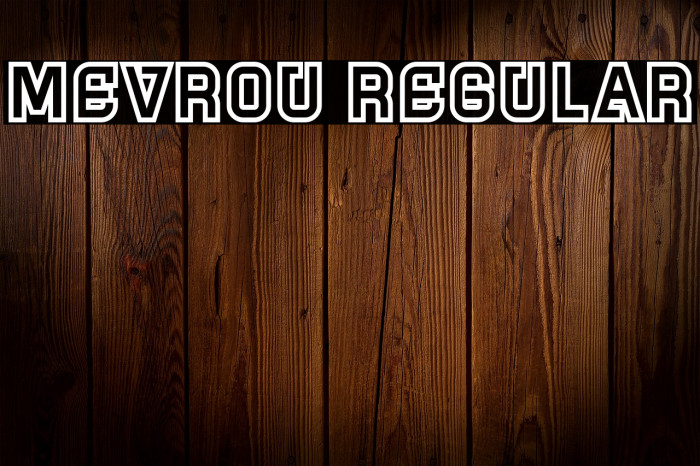 Mevrou Regular Example 3