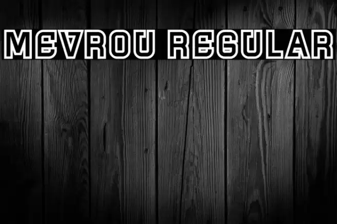Mevrou Regular Font examples