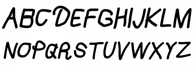 Mew? Black Italic 字体 大写