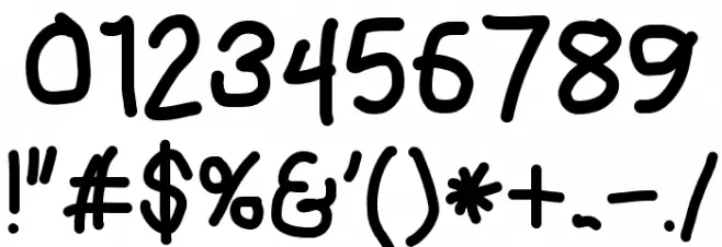 Mew? Black Font OTHER CHARS