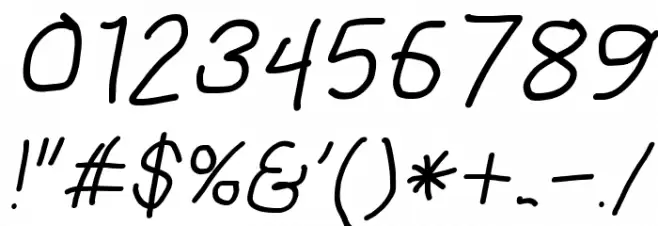 Mew? Bold Italic Font OTHER CHARS