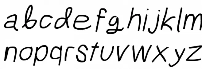 Mew? Bold Italic Font Litere mici