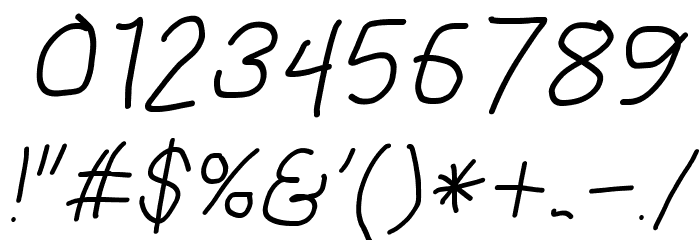 Mew? Italic Font OTHER CHARS
