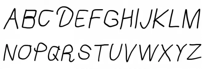 Mew? Italic Fonte MAIÚSCULAS